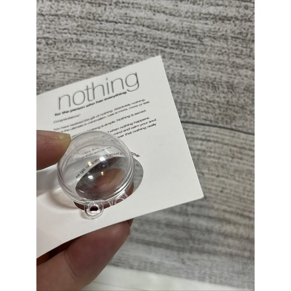 Gift of Nothing gag xmas prank white elephant joke‎ present stocking stuffer new - Picture 4 of 6